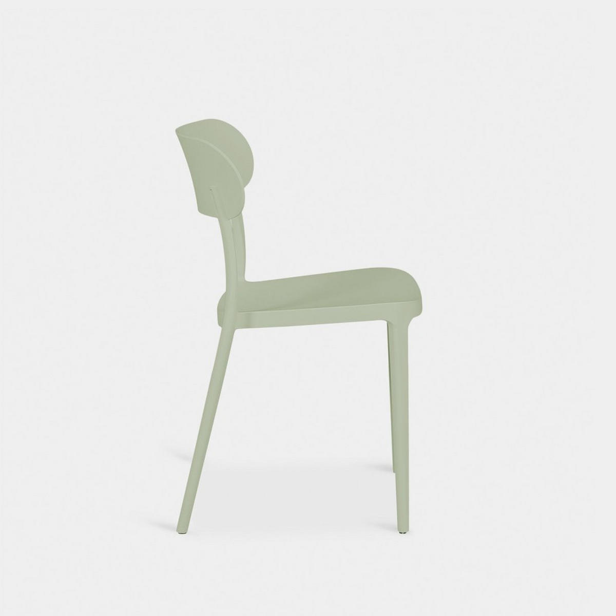 STUHL FÜR DRAUSSEN Moira Grün 47 cm x 80 cm - Grün, Kunststoff (47/80/51cm) - Klast Home