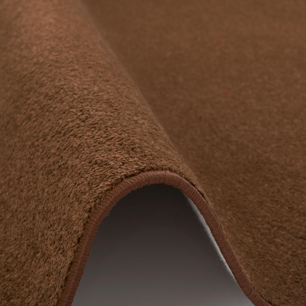 TREND VELOURS LÄUFER TEPPICH JOY - Braun, Textil (80/240cm) - Snapstyle
