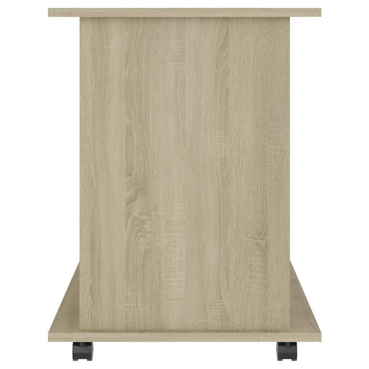 ROLLSCHRANK Sonoma-Eiche 60/45/60 Cm Holzwerkstoff - Braun, Holzwerkstoff (45/60/60cm) - vidaXL