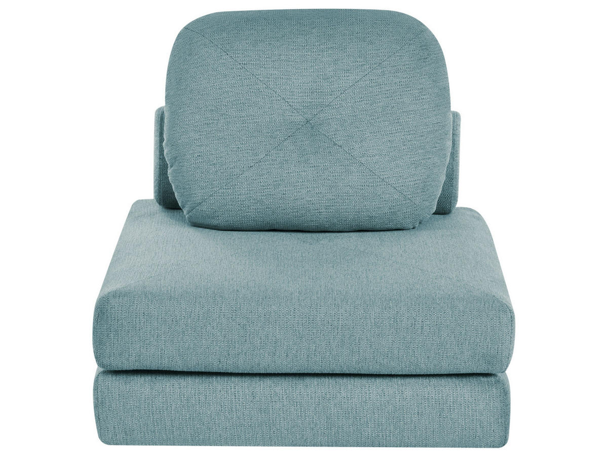 SCHLAFSOFA 81/182 cm Mintgrün Olden - Mintgrün, Textil (81/54/91cm) - Beliani