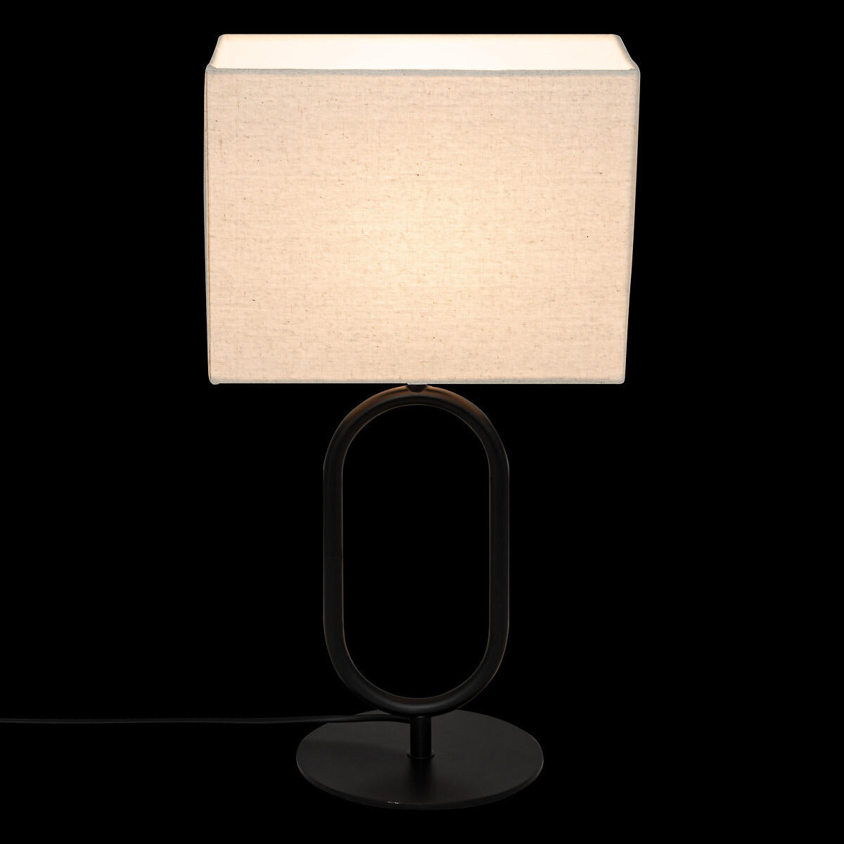 TISCHLAMPE Alec 52 cm - Beige, Metall (28/18/52cm) - Atmosphera Createur d´interieur