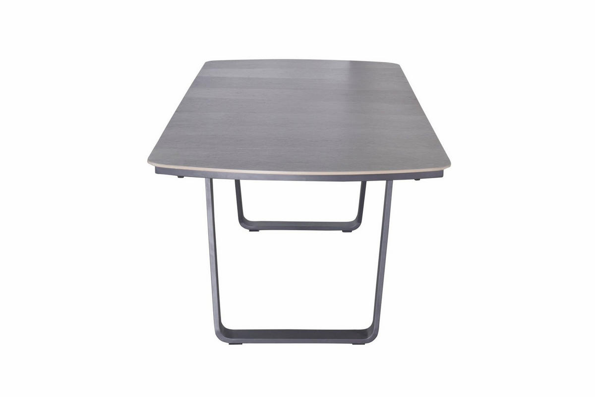 GARTENTISCH Ohio 200/260x100x76cm, Kermaik, Grau - Grau, Keramik (100/260/76cm) - dasmöbelwerk