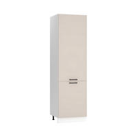 HOCHSCHRANK D60SŁ P/L – Morvex – Hochwertiges Design Konzept – Beige - Beige, Holzwerkstoff/Metall (60/213.3/56cm) - ROYAL24_MARKT