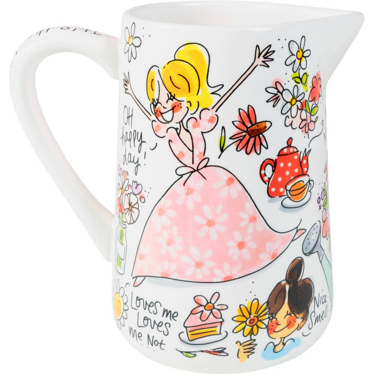 SAFTKANNE Kleine Dinge in Bunt - 1000 ml - Multicolor, Keramik (1L) - Blond Amsterdam