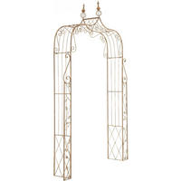 ROSENBOGEN Metall Antik Braun - Braun, Metall (143/248/30cm) - CLP