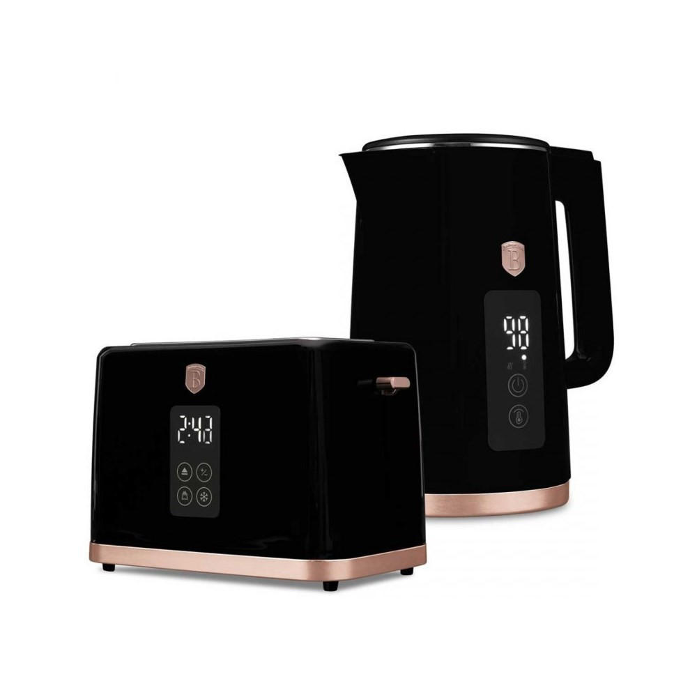 TOASTER Schwarz 35/15/25 cm BH9540 - Schwarz, Kunststoff (15/25/35cm) - Berlinger Haus
