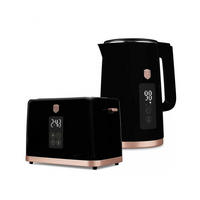 TOASTER Schwarz 35/15/25 cm BH9540 - Schwarz, Kunststoff (15/25/35cm) - Berlinger Haus