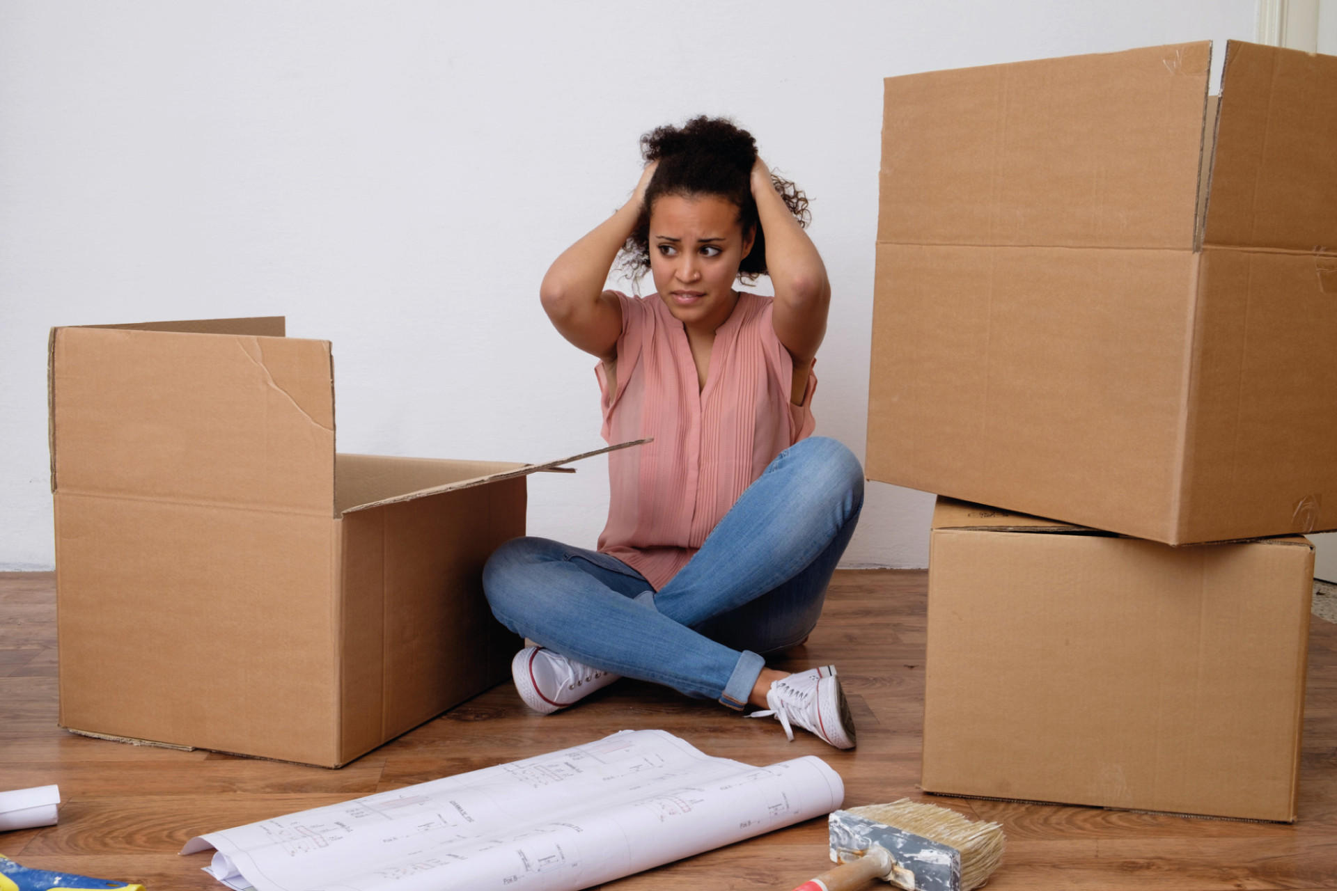 Fehler beim Umzug verursachen Stress