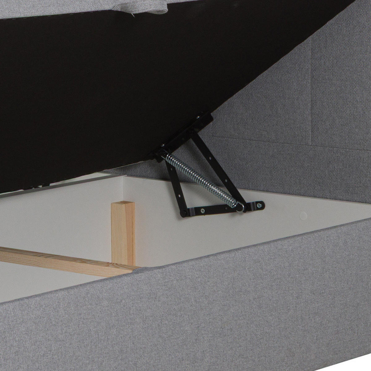 BOXBETT Toronto 180x200 Bonell-Matratze H3 und Topper - Silberfarben/Grau, Holz/Holzwerkstoff (180/200cm) - Ravio