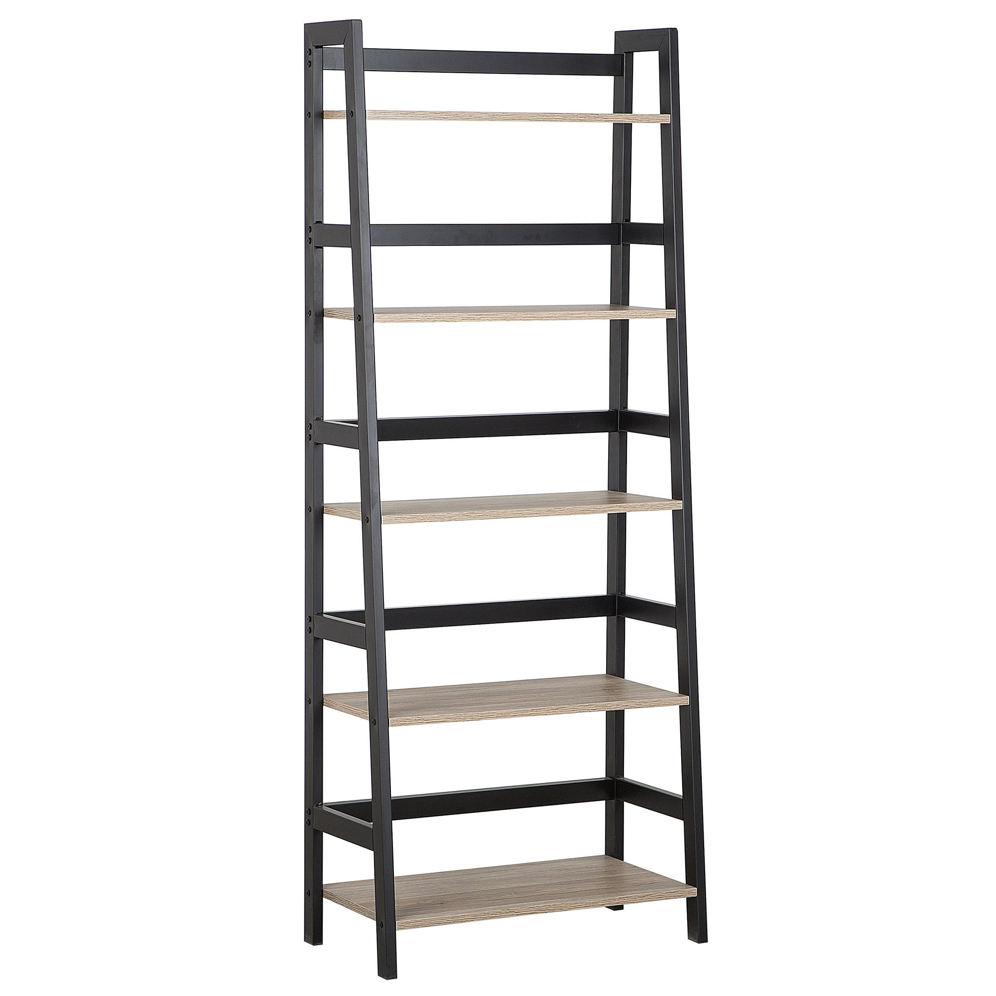 REGAL 5 Fächer Croydon - Hellbraun, Holzwerkstoff (64/163/34cm) - Beliani
