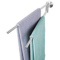 HANDTUCHSTANGE PIAZZA, Edelstahl matt - Edelstahlfarben, Metall (5.8/10/50cm) - bremermann