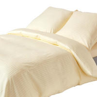 BETTWÄSCHE Damast Fadendichte 330 - Creme, Textil (150/200cm) - Homescapes