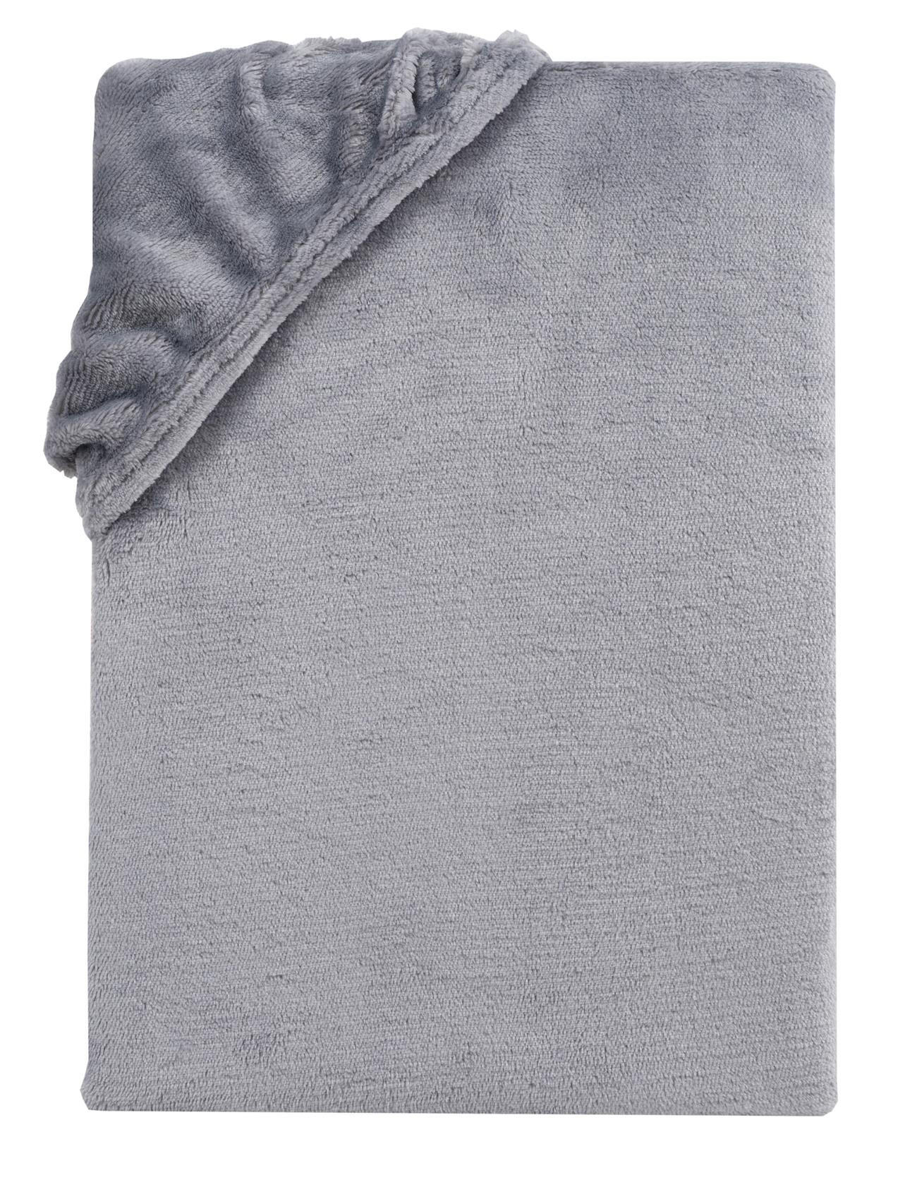 BOXSPRING-SPANNBETTLAKEN Cashmere Touch 180-200x200-220 cm, Warmes Winter Bettlaken Grau - Grau, Textil (200/220cm) - Carpe Sonno