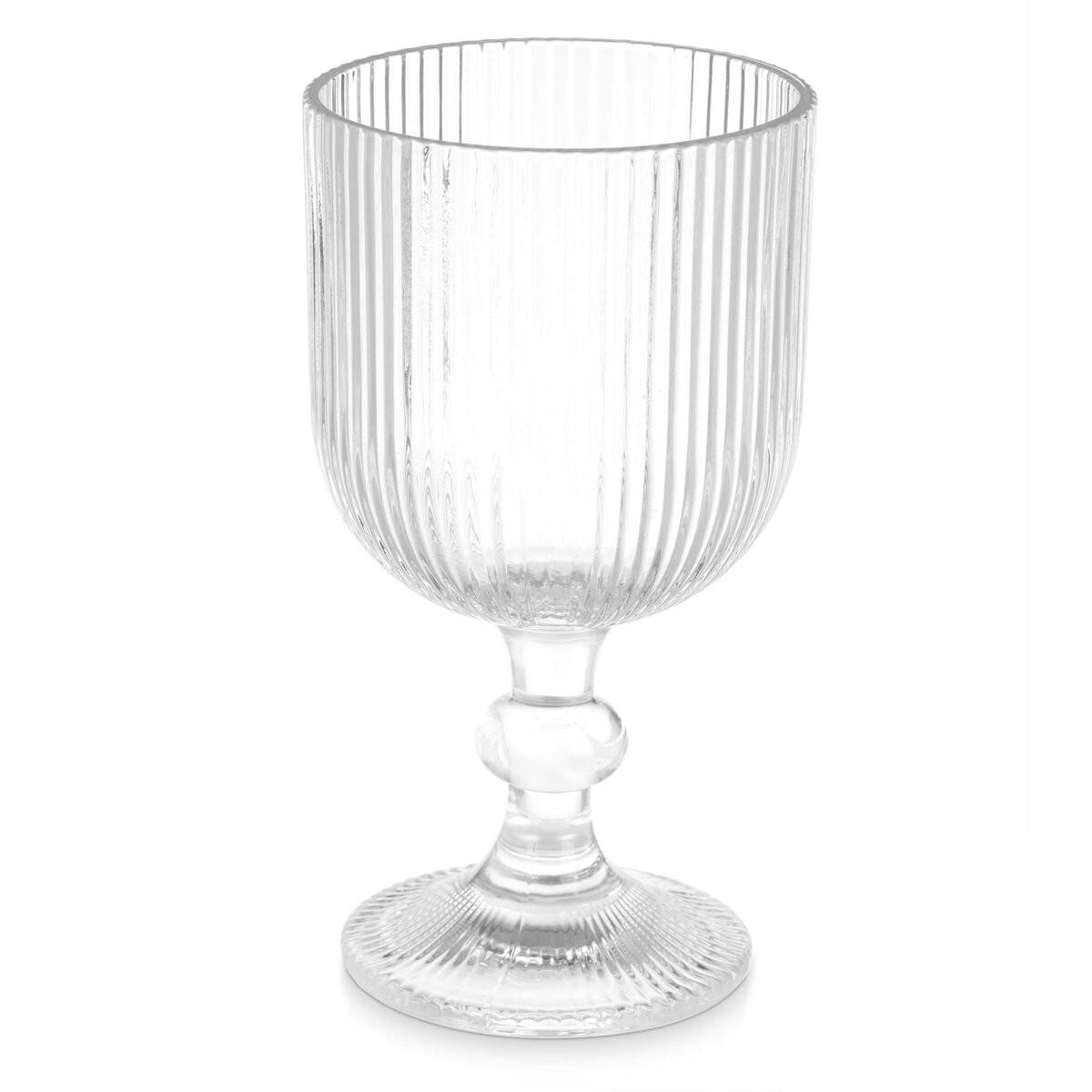 WASSERGLAS 370 ml 6er Set - Transparent, Glas (9L) - Vivalto