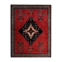 TEPPICH Afshar Mehrfarbig 210/160 cm Schurwolle - Multicolor, Textil (160/210cm) - Looma