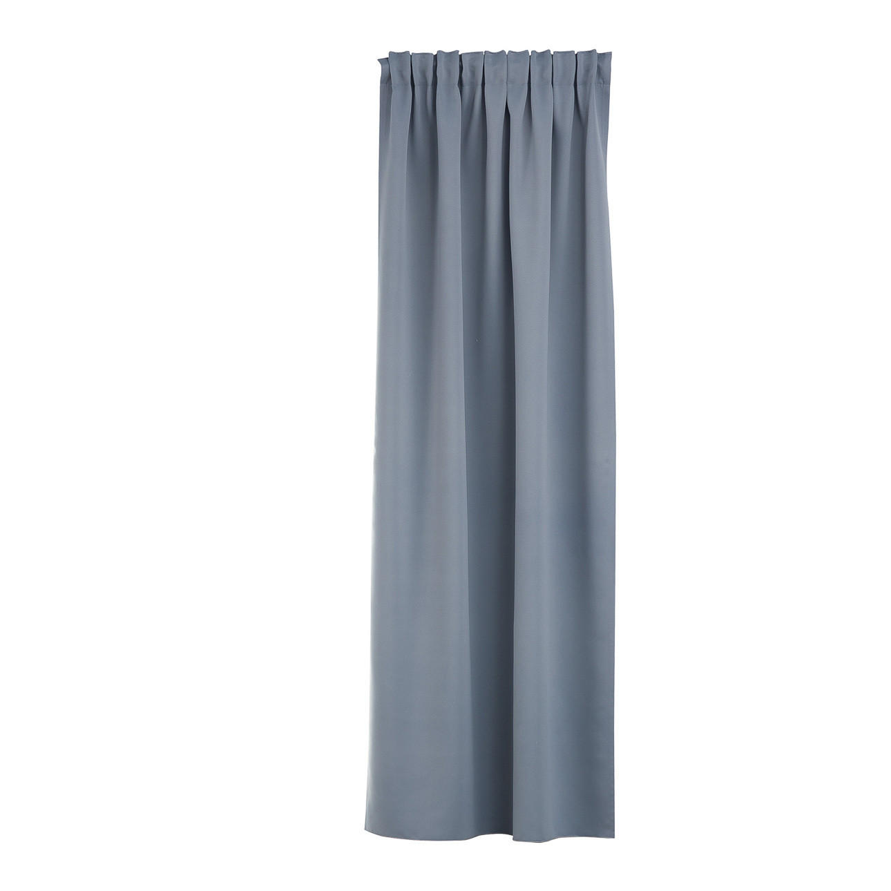 VERDUNKELUNGSVORHANG mit Schlaufenband 140x280 cm taubengrau - Grau, Textil (140/280/1cm) - Dekoria