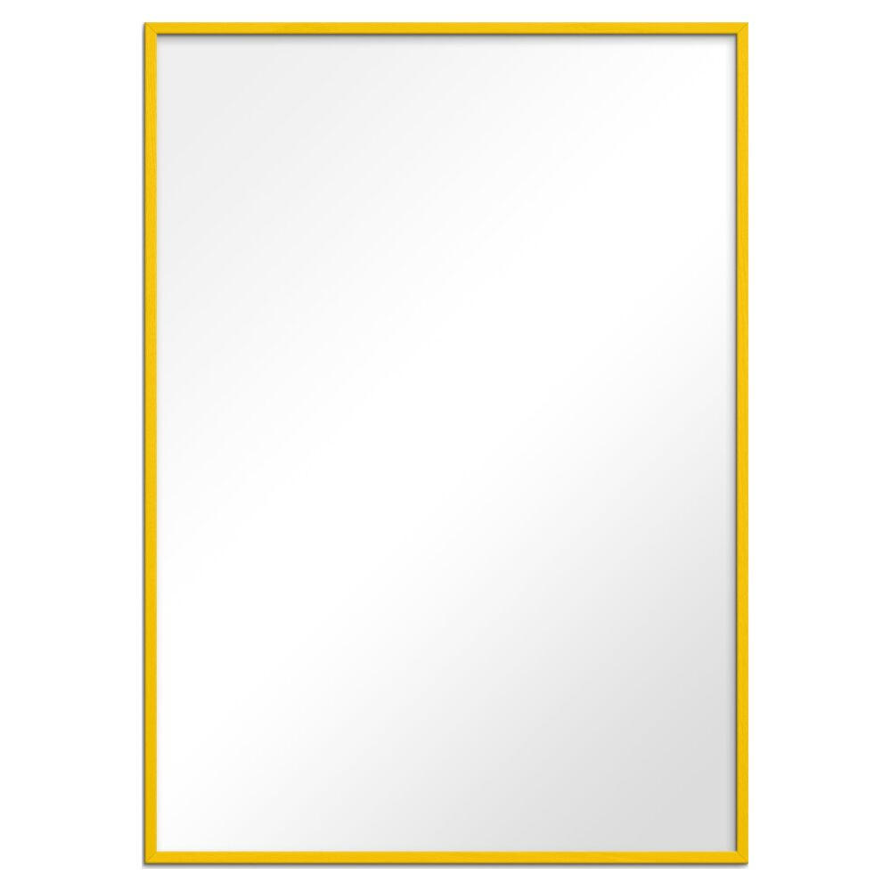 SPIEGEL - Gelbes Holz - Gelb, Holz/Papier (15/21/2cm) - Poster&Frame