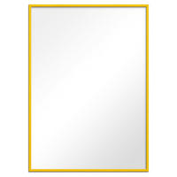 SPIEGEL - Gelbes Holz - Gelb, Holz/Papier (50/70/2cm) - Poster&Frame