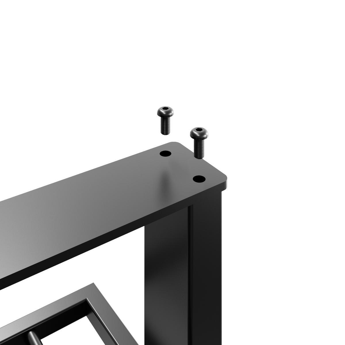 WEINREGAL Piemont Metall,Schwarz, Für 36 Weinflaschen 110/80/60cm - Schwarz, Metall (60/110/80cm) - Metalo Pro