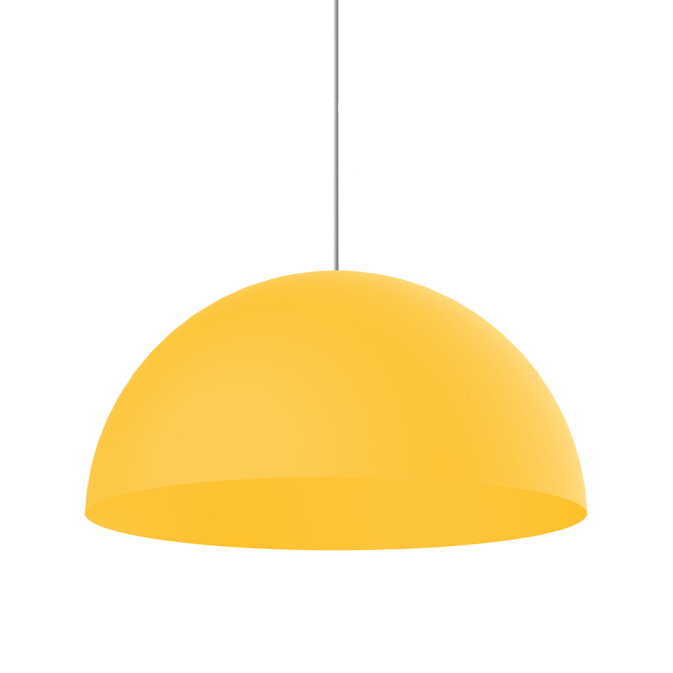 HÄNGELEUCHTE - Gelb, Metall (40/40/20cm) - Lumicom