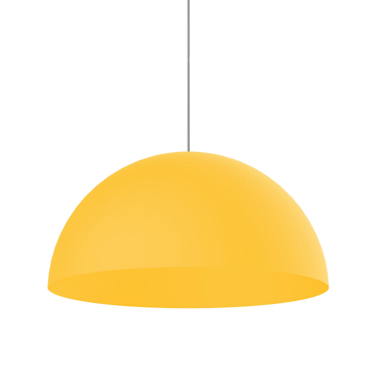 HÄNGELEUCHTE - Gelb, Metall (40/40/20cm) - Lumicom