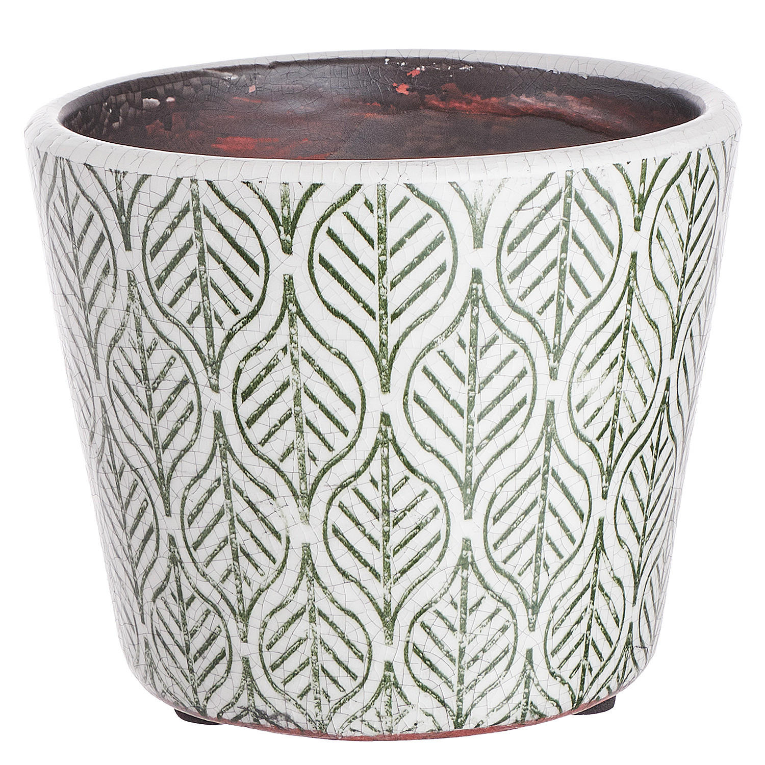 BLUMENTOPF (6er Set) Evergreen - Grün, Keramik (12cm) - Butlers