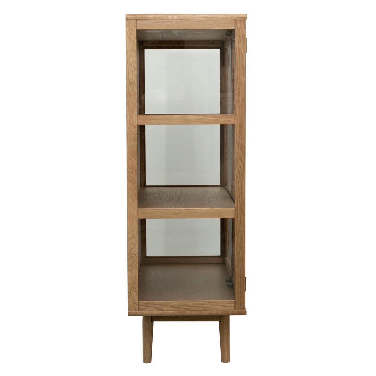 HIGHBOARD Eiche massiv - Eichefarben/Braun, Holz/Holzwerkstoff (100/125/40cm) - Furnhouse