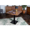 BISTROTISCH IRIS - Schwarz/Braun, Holz/Metall (80/80/75cm) - SAM