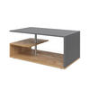 COUCHTISCH Guillermo Anthrazit/Sandeiche 91 x 52,6 cm - Anthrazit/Sonoma Eiche, Holzwerkstoff (52.6/91/41cm) - Vicco