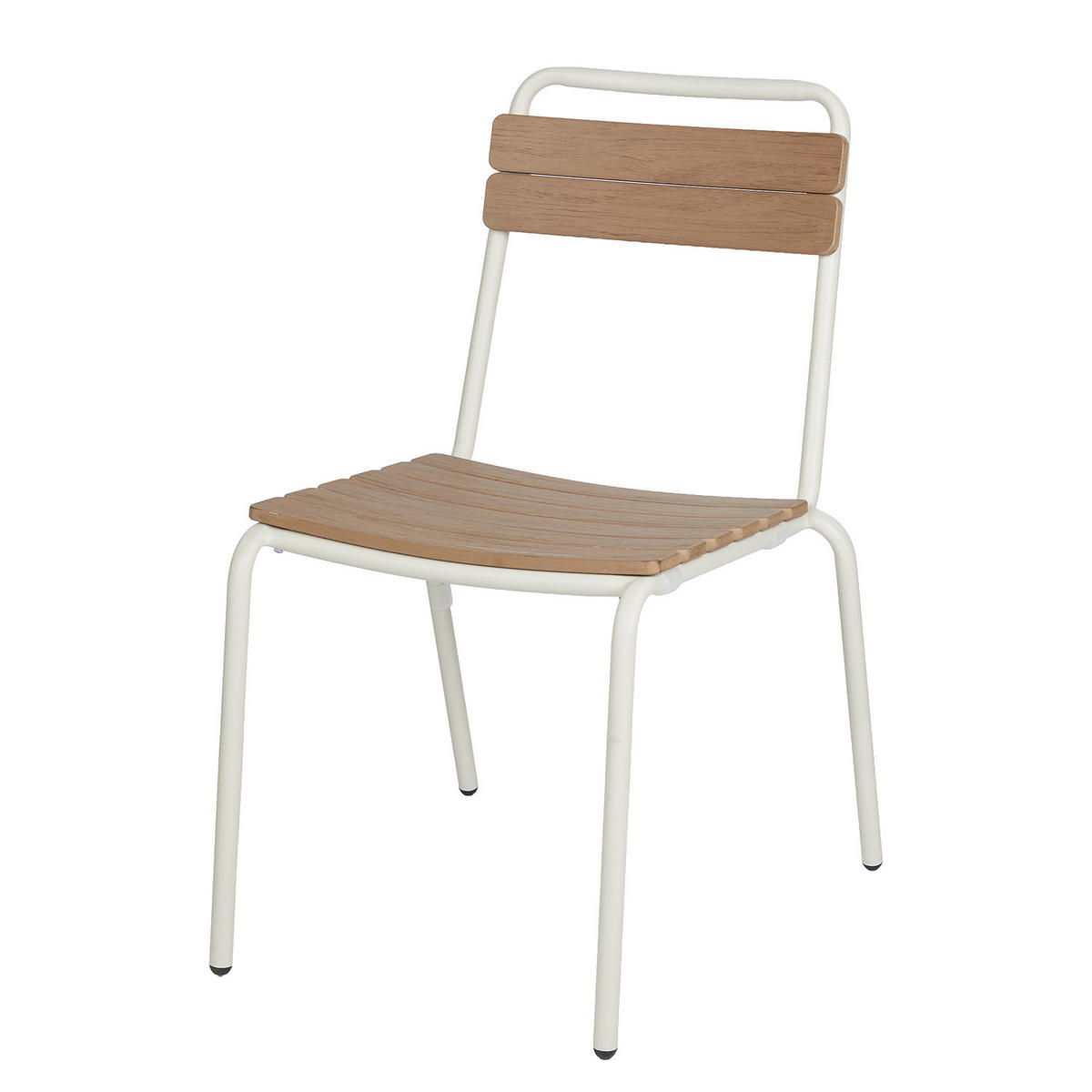 STAPELSTUHL (2er-Set) Tonka - Beige, Kunststoff/Metall (50/83/60cm) - Butlers