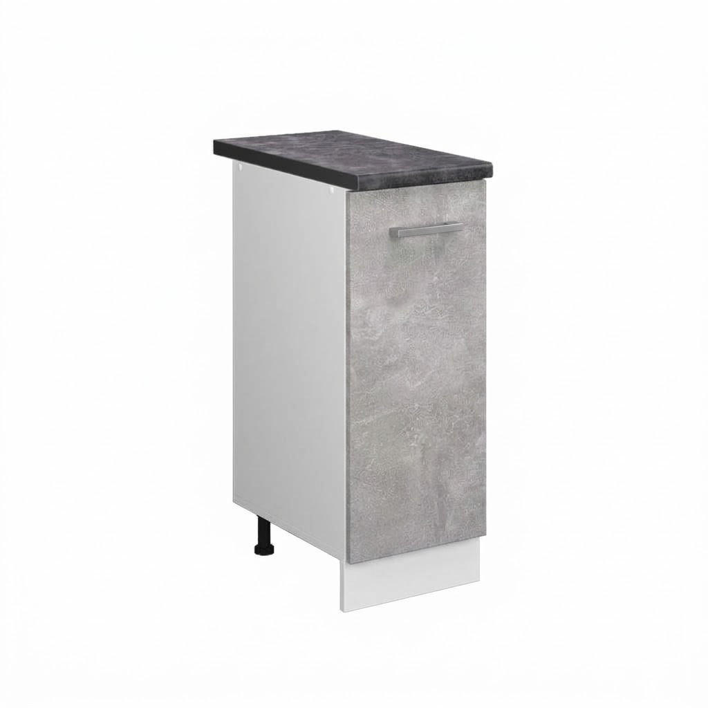 DULAP DE FARMACIE R-Line beton 30 cm , AP Antracit - alb/gri, compozit lemnos (30/81.6/60cm) - Vicco
