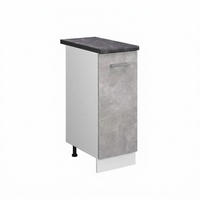 APOTHEKERSCHRANK R-Line Beton 30 cm , AP Anthrazit - Weiß/Grau, Holzwerkstoff (30/81.6/60cm) - Vicco