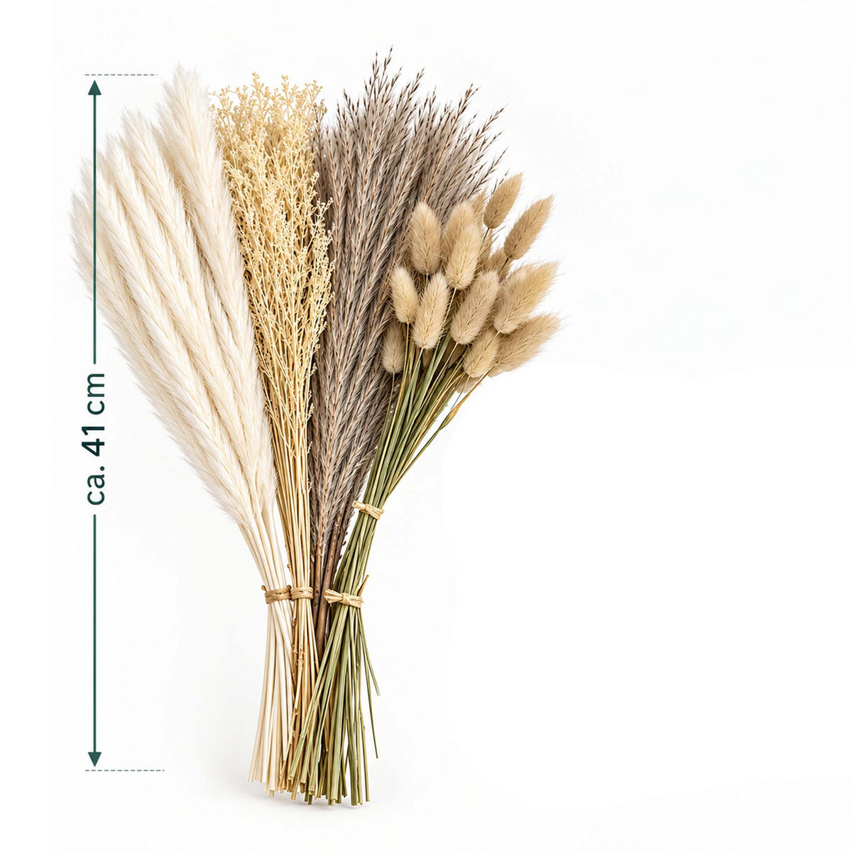 DEKOTRÁVY přírodní bílá fialová 144dílná-sada - různobarevná, textil (41cm) - Relaxdays