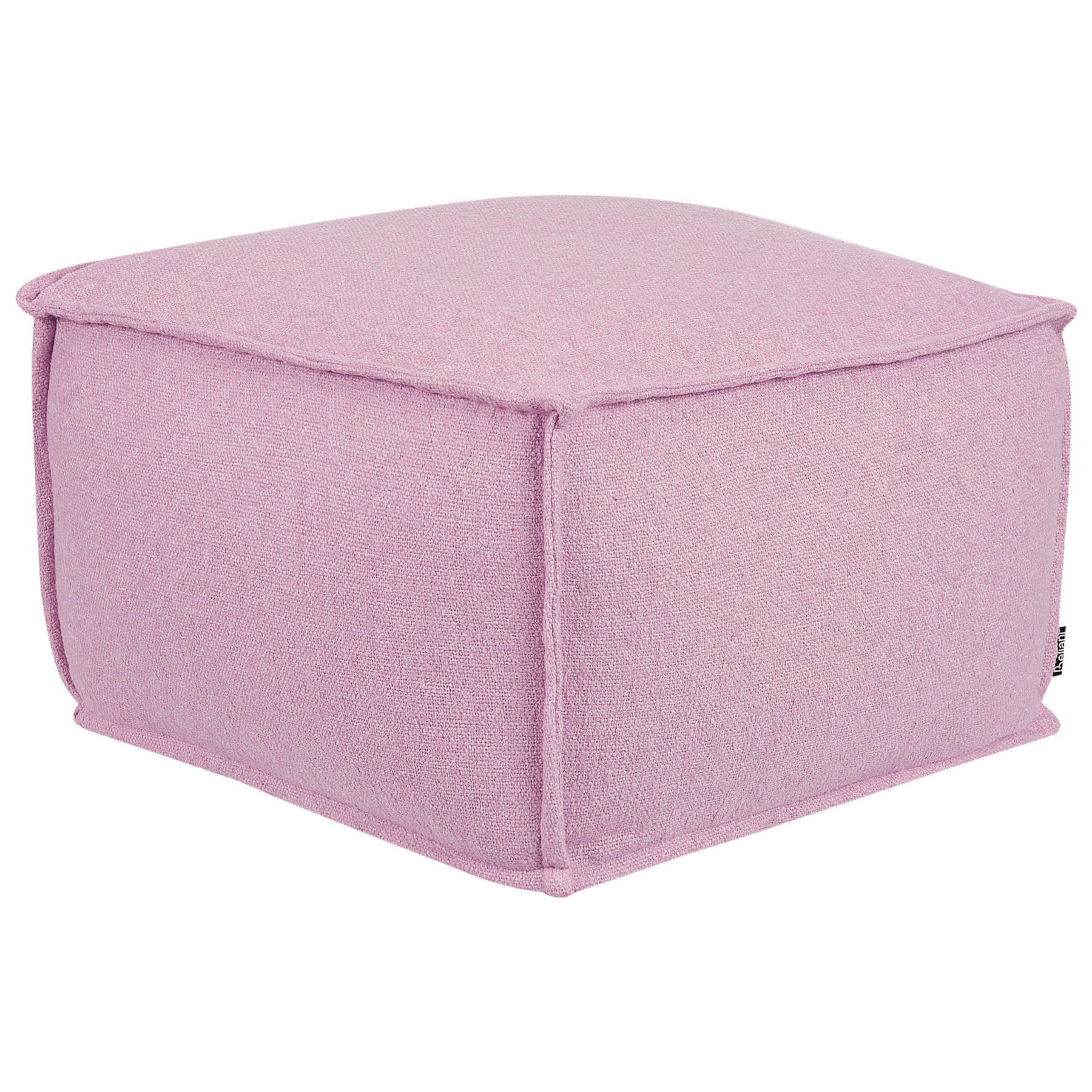 POUF Rosa Sherali - Pink, Naturmaterialen (50/30/50cm) - Beliani