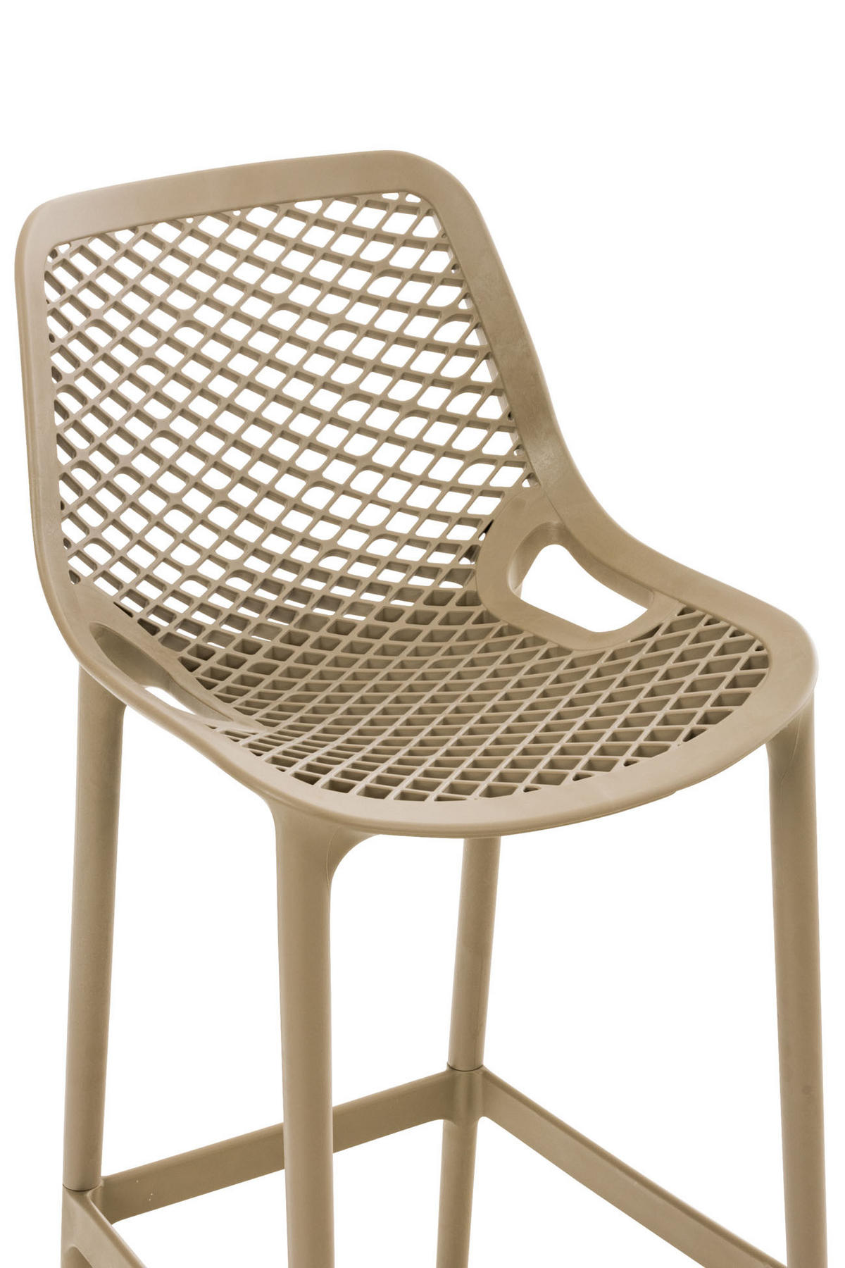BARHOCKER 2er Set Kunststoff schlamm - Schlammfarben, Kunststoff (45/105/53cm) - CLP