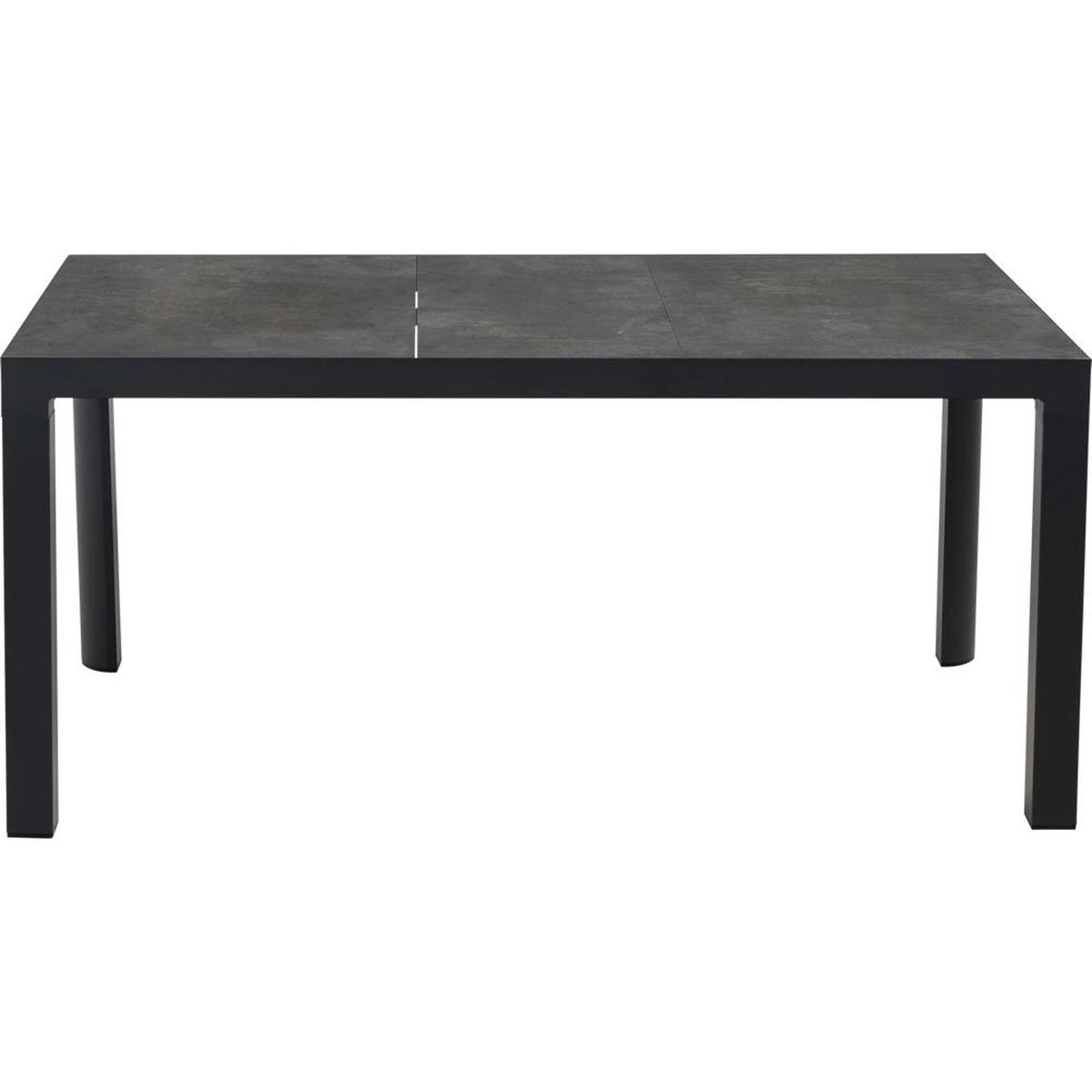 GARTENTISCH Murcia - Anthrazit - 160/90/74 cm - Dunkelgrau, Metall (160/90/74cm) - Lesli Living