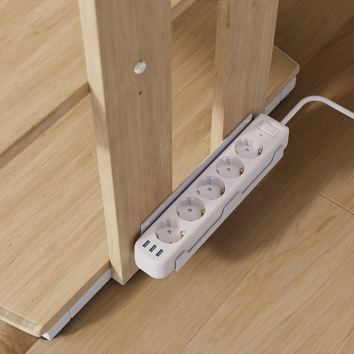 ÚLOŽNÁ POLICE Tonar Sonoma/bílá - Sonoma dub, kompozitní dřevo (61/78/53cm) - Vicco