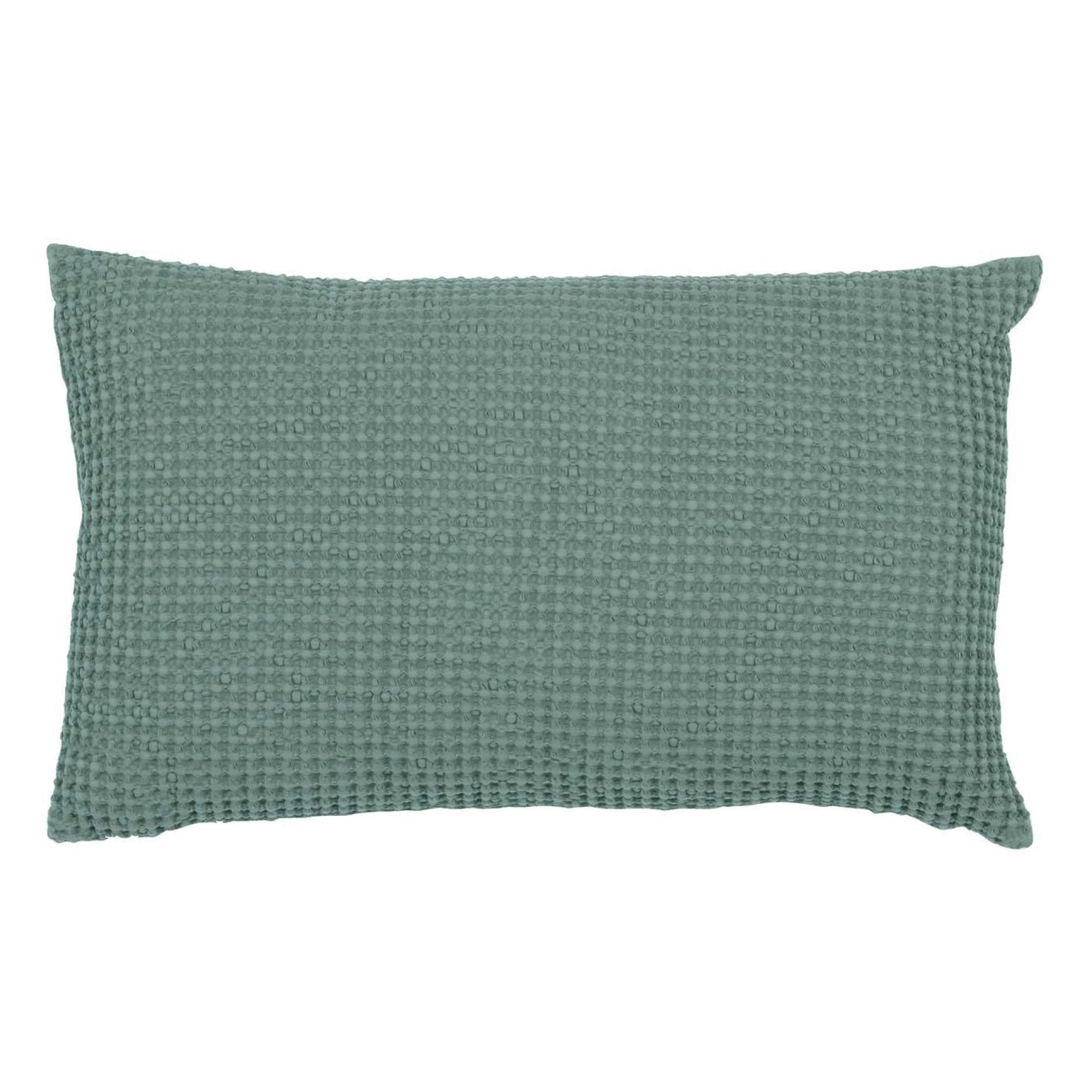 KISSEN Maia graugrün 30 x 50 cm - Mintgrün, Textil (30/50cm) - Vivaraise
