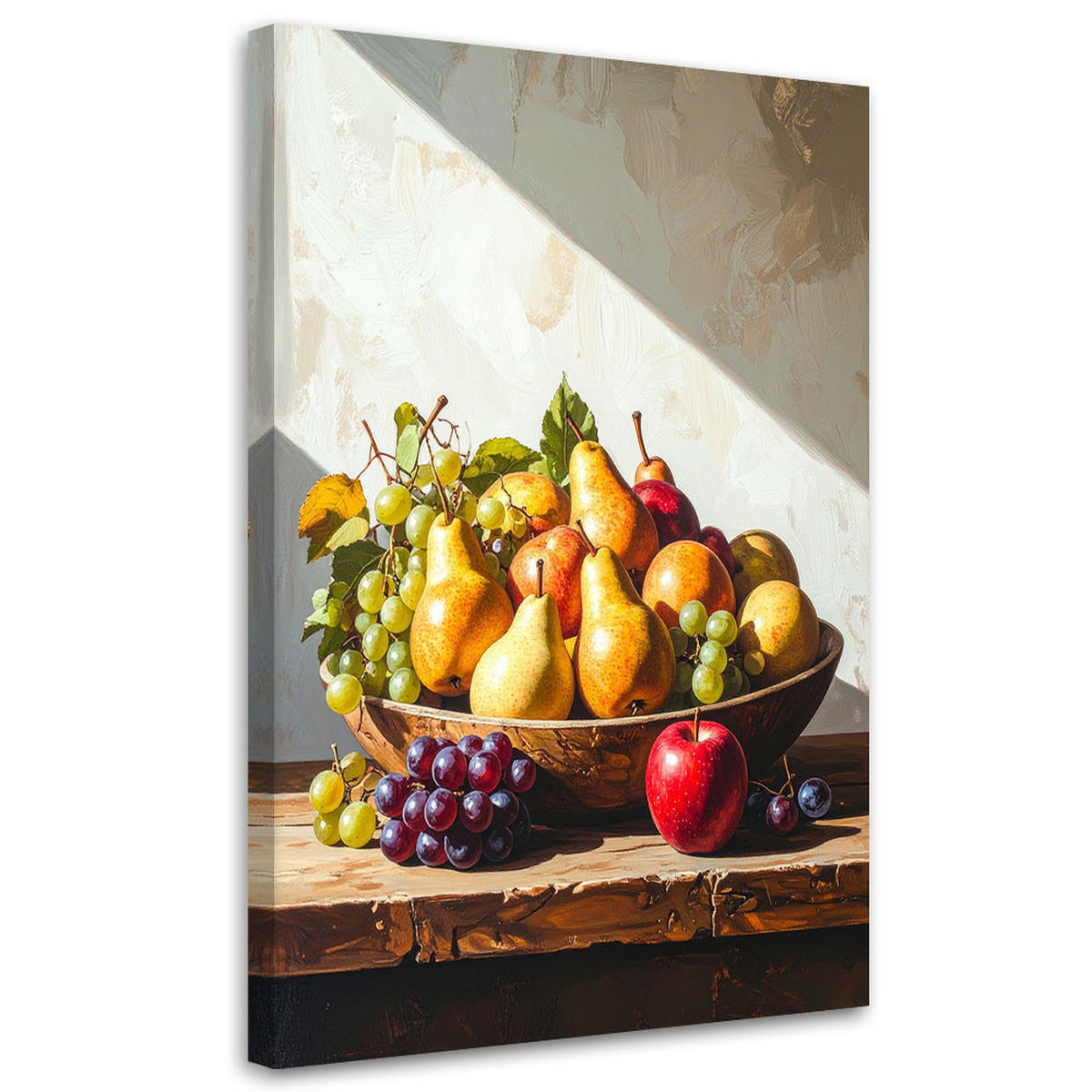 LEINWANDBILD Essen & Trinken 60x90cm - Multicolor, Textil (60/90cm) - Feeby