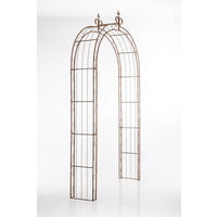 ROSENBOGEN Metall Antik Braun - Braun, Metall (148/260/34.5cm) - CLP