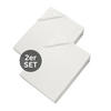 SPANNBETTLAKEN BASIC 2er Set - Weiß, Textil (100/200cm) - Schöner Wohnen