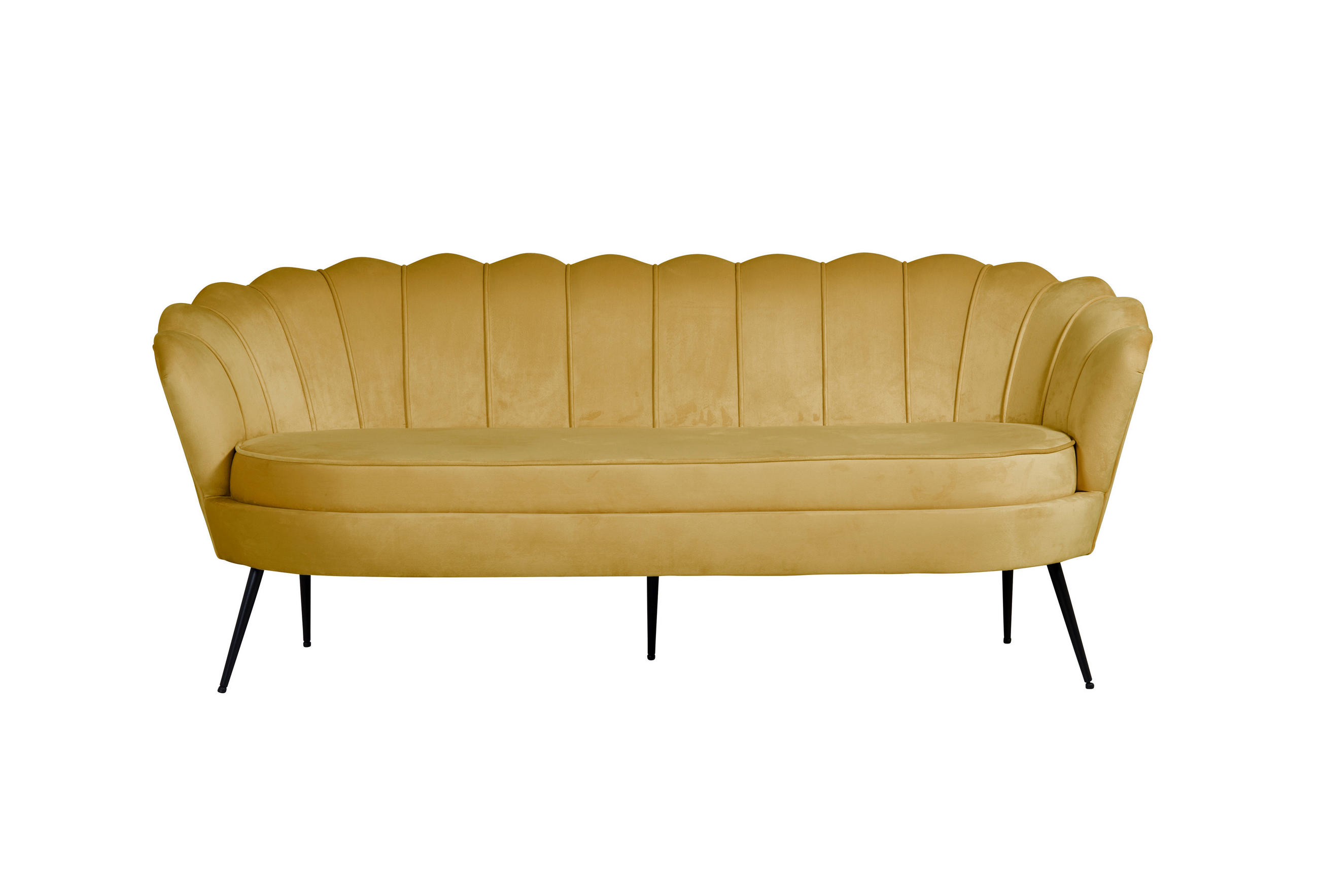 ebuy24 3-Sitzer Gelb 78x79x181 cm