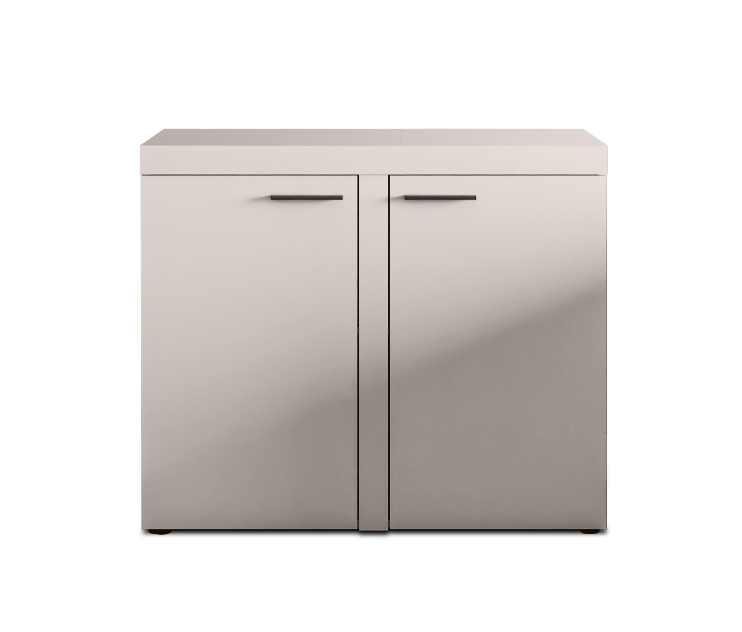 SIDEBOARD Spacoro 2D Beige 97,2/82/40,3 cm – Schmale Kommode Eleganz für Ihr Zuhause - Beige, Holzwerkstoff/Kunststoff (97/82/40cm) - AX Living