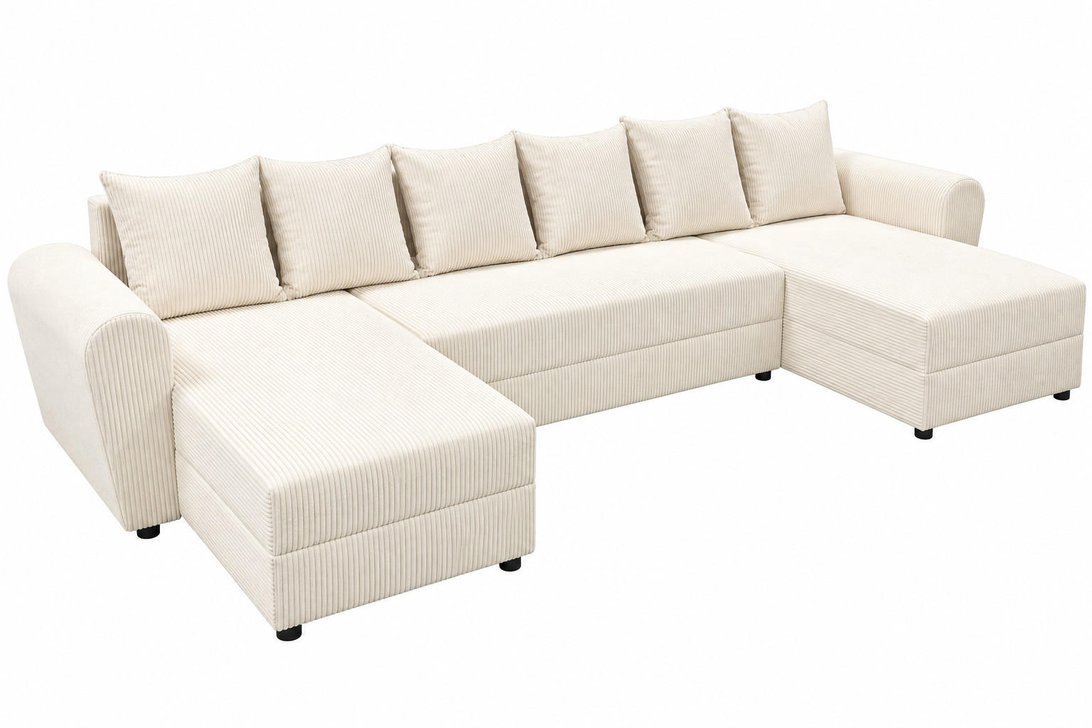 XXXLutz Wohnlandschaft Beige 308x85x140 cm