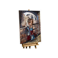 METALLBILD Blau 70/100 cm - Blau/Braun, Metall (70/100cm) - KUNSTLOFT