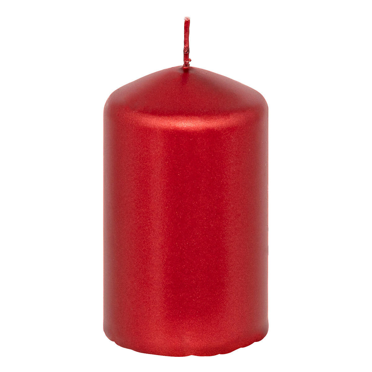 KERZEN 4er-Set Ø 5 cm - Rot, Paraffin (5/12/5cm) - Atmosphera Createur d´interieur