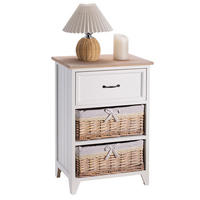 NACHTTISCH PROVENCE - Braun, Holz (42/63/31cm) - CARO-Möbel