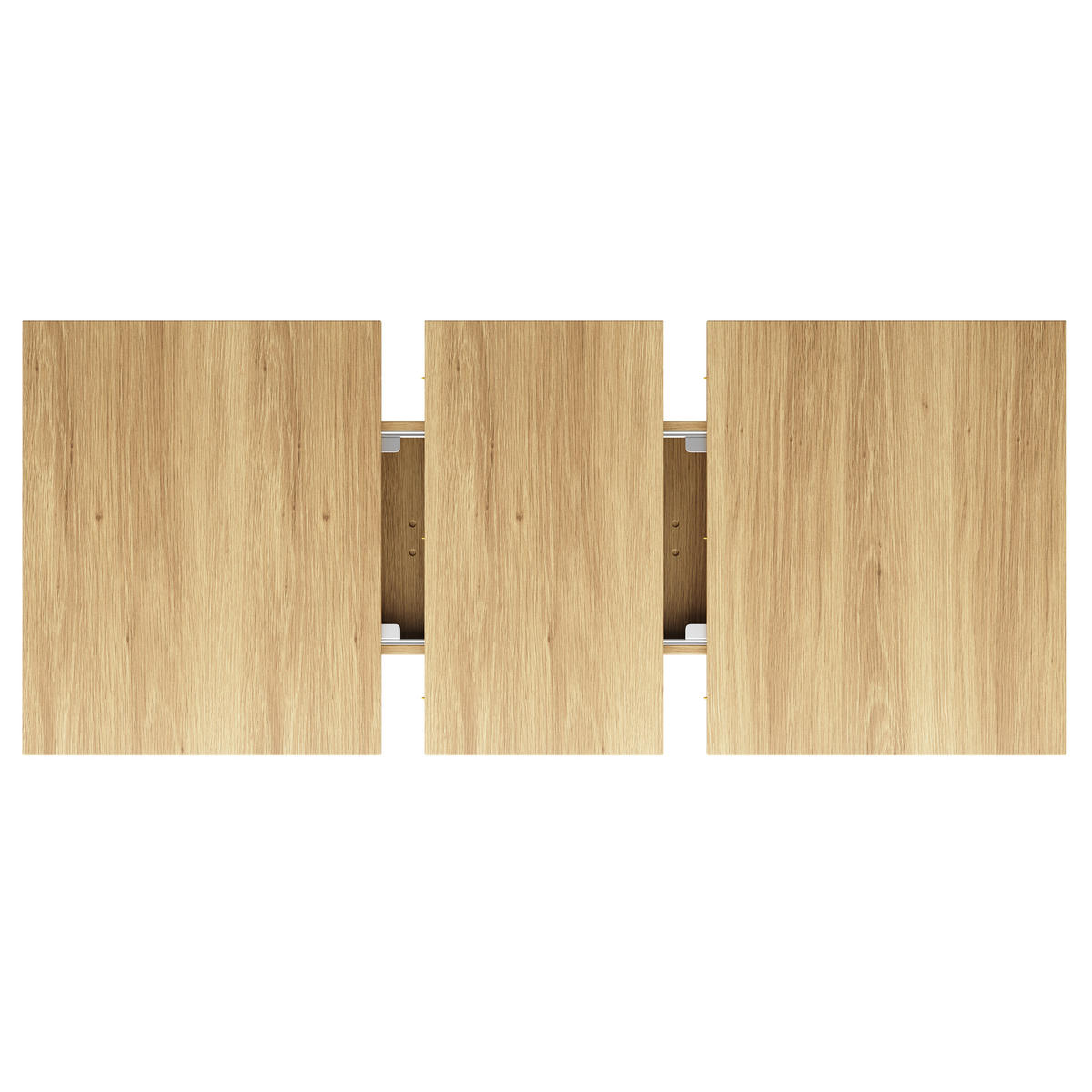 ESSTISCH ausziehbar 120-160/80/76 cm DE-39645 Naturbraun - Naturfarben, Holzwerkstoff (80/160/76cm) - ComfortXL