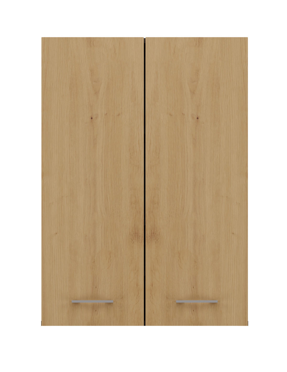 BADEZIMMERSCHRANK POLA MINI DD - ANTHRAZIT EICHE ARTISAN - Anthrazit/Eiche Artisan, Holzwerkstoff (64/90/30cm) - CDF