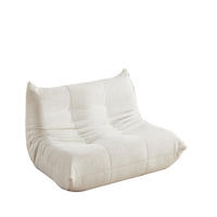 SOFA aus Chenille Beige ohne Montage - Beige, Kunststoff (99/83/127cm) - Beauniv